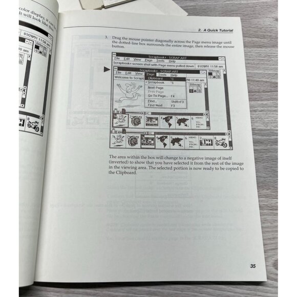 Scrapbook+ Version 2.2 Floppy Disk Software Instructions 1992 Central Point - Picture 5 of 11